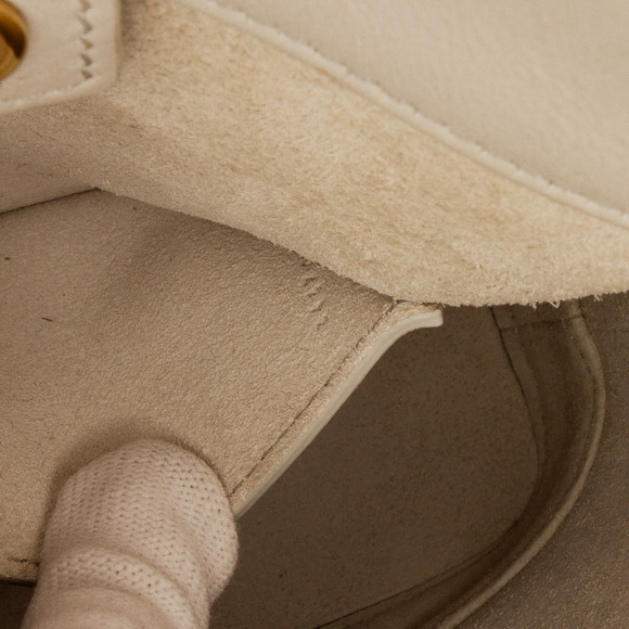 Pre-Loved Celine Small Smooth Calfskin Cuir Triomphe Bucket Bag - Picture 5 of 7